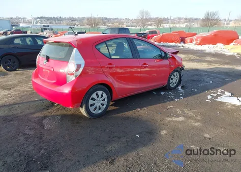 2014 Toyota Prius C One from USA, damaged, VIN JTDKDTB30E1072176